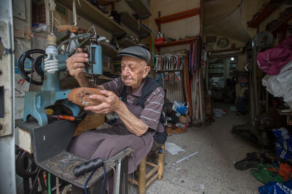 Stara postolarska radnja, fotografija iz radionice